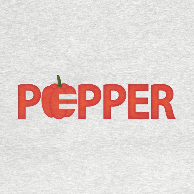 Pepper typography design by DinaShalash